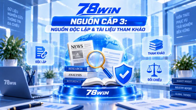 Nguồn cấp 3: nguồn độc lập và tài liệu tham khảo