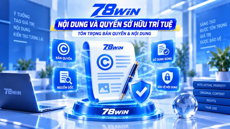 Nội dung và quyền sở hữu trí tuệ 78win
