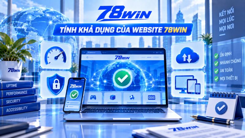 Tính khả dụng của website 78WIN